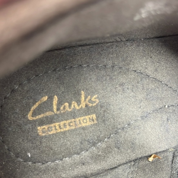 Clarks Collection Brown Suede Ankle Boots Size 9.5 MCA4286A - Picture 7 of 10